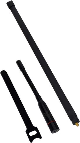 HYS CS Tactical SMA Male Antenna Dual Band VHF/UHF 2m/70cm 18.7inch Foldable Antenna with Gooseneck for TYT MD-UV380 YAESU VX-6R Kenwood Retevis RT82 RT3 Two-Way Radio in Saudi Arabia
