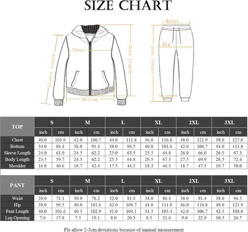 بدلات الركض النسائية مجموعات ملابس رياضية قطعتين سويت شيرت وسراويل رياضية بسحاب كامل هوديي رياضية (أسود، L) in Kuwait