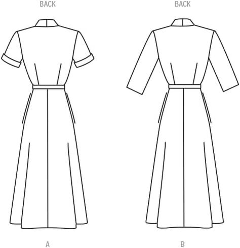 مجموعة أنماط خياطة فستان قطعة واحدة من Butterick Misses' Vintage من الخمسينيات، رمز التصميم B6956، 8-10-12-14-16، متعدد الألوان in Saudi Arabia
