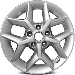 5 Y-Spoke Bright Sparkle Silver 16x6.5 Alloy Factory Wheel - Reman for Kia Soul 2020-2024 - OEM Replacement Direct Fits in Saudi Arabia