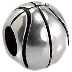 Stainless Steel Basketball Charm Bead For Charm Bracelets in Saudi Arabia