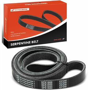 A-Premium Engine Serpentine Drive Belt Compatible with Toyota, Mercedes-Benz, Volkswagen, Audi, Mitsubishi & Chevrolet Cars - Corolla/Matrix 03-08, C230, SLK230, Passat, A4, A6, Lancer, Aveo in Saudi Arabia