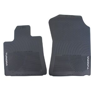Genuine Toyota Accessories PT908-3400W-02 Front All-Weather Floor Mat - (Black), Set of 2 in Saudi Arabia