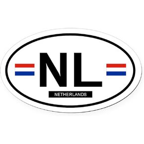 كافيبريس هولندا مغناطيس السيارات البيضاوي ، مغناطيس المصد البيولوجي اليورو in Kuwait