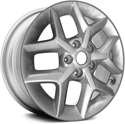 5 Y-Spoke Bright Sparkle Silver 16x6.5 Alloy Factory Wheel - Reman for Kia Soul 2020-2024 - OEM Replacement Direct Fits in Saudi Arabia