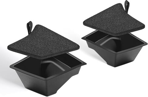 Trunk Organizer for 2024 2025 Tesla Model 3 Highland Accessories Rear Trunk Storage Bins Side Box with Lids for 2025 2024 Model 3 Interior Accessories TPE Material Waterproof Odorless 2 PCS in Saudi Arabia