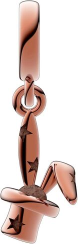 New Rabbit Charm Magic Hat Charms Beads 925 STERLING SIVAL FIVAL مناسبة للبراهيت والقلائد ， Cat Butterfly ، Dragonfly ، Chameleon ، Animal Beads Charms.Jewelry Gift for Women. in Saudi Arabia
