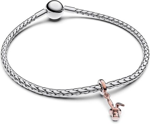 New Rabbit Charm Magic Hat Charms Beads 925 STERLING SIVAL FIVAL مناسبة للبراهيت والقلائد ， Cat Butterfly ، Dragonfly ، Chameleon ، Animal Beads Charms.Jewelry Gift for Women. in Saudi Arabia