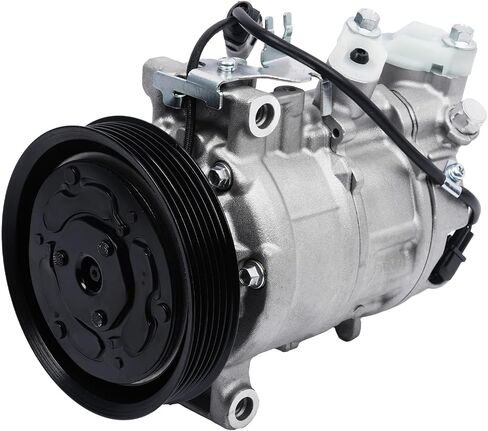 AC ضاغط AC ملاءمة مع A6 QUATTRO 2016-2018 3.0L V6 ، A7 QUATTRO 2016-2018 ، Q7 17-19 ، A/C ضواغط تكييف الهواء مع استبدال القابض لـ 157322 ، 168318 ، 4M0820803 ، 4M0816803 in Saudi Arabia