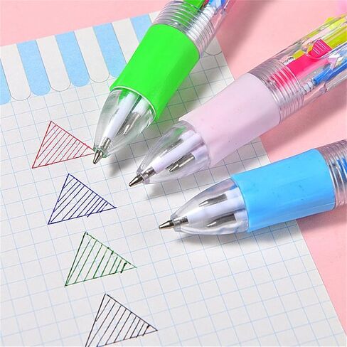 30 PCS Mini Multicolor Les ، 4 in1 Kawaii Party Party Bag Pen ، Point Pens لأعياد الميلاد وحفلات الأطفال ، هدايا الأقلام اللطيفة الحبر Kawaii مجموعة (أسلوب متنوع) in Kuwait