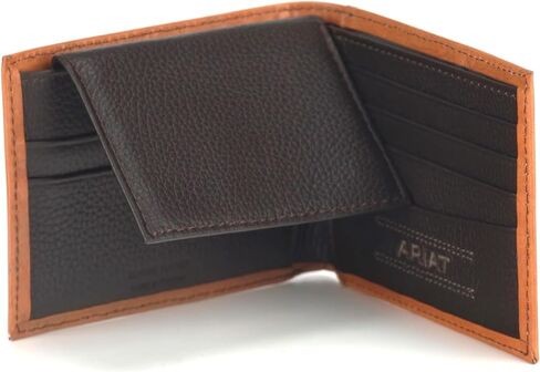 ARIAT BIFOLD FLOROL SESSING WALLET ، NUTMEG in Saudi Arabia