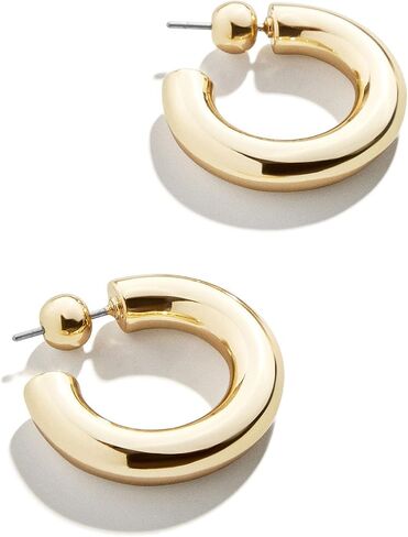 Dalilah Gold Hoop Earrings in Kuwait