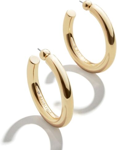 Dalilah Gold Hoop Earrings in Kuwait