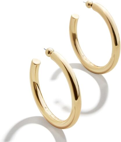 Dalilah Gold Hoop Earrings in Kuwait