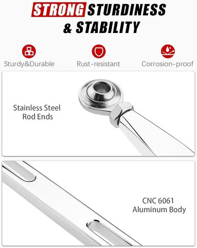 Shift Linkage Rod Gear Shifter Lever Compatible for Harley Davidson Road King Touring Softail Dyna Street Glide 1986-2024 (Long Slot, Chrome) in Saudi Arabia
