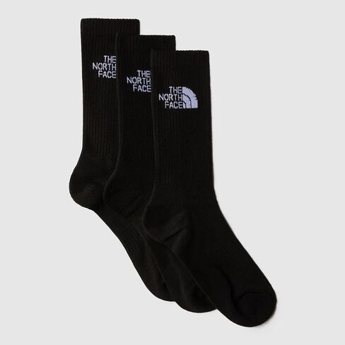 THE NORTH FACE Men's Multisport Cush Crew 3-Pack, Breathable Athletic Socks Women with Light Cushioning & Ribbed Cuff in Saudi Arabia