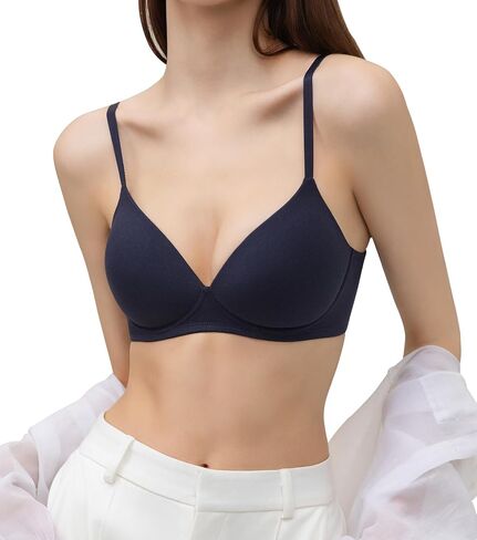 Luna & Sun Women Cotton Soft Stretch Comfortable Padded Wireless Bra in Saudi Arabia