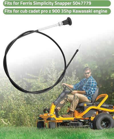 كابل الاختناق ملاءمة لـ Ferris Simplicity Snapper 5047779 ، Fit for Cub Cadet Pro Z 900 35HP Kawasaki Engine ، استبدال 290-370 in Saudi Arabia