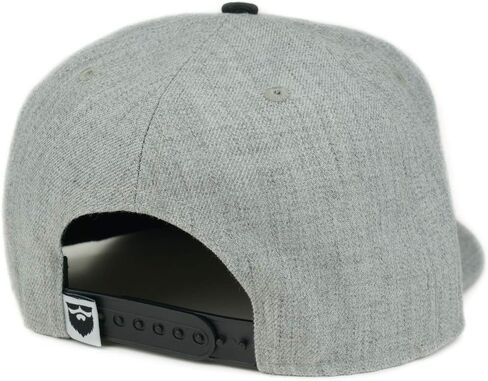لا حياة حلاقة OG Beard Logo Snapback Hat Heather Gray in Saudi Arabia