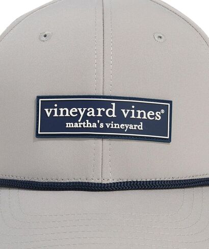 vineyard vines Men's Rubber Patch Logo Box Performance Baseball Hat in Saudi Arabia