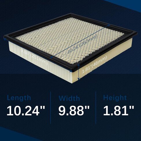 فلتر هواء المحرك متوافق مع 2018-2024 جيب رانجلر 2.0L/3.6L 2020-2024 جيب جلاديتور 3.6L 68257030AA 68257030aa in Kuwait