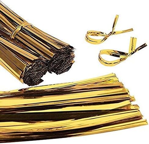 Enenes Cellophane Bags 200-Pack 4x9 Inch Clear Party Favor Bags with Twist Ties for Candy, Cookies, Bakery Treats, Desserts & Gift Packaging in Kuwait