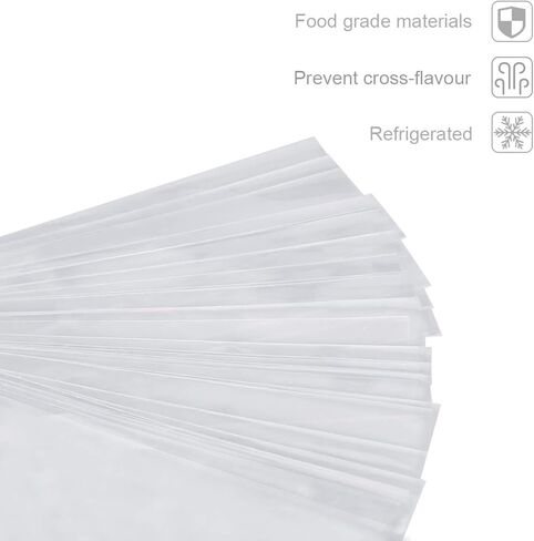 Enenes Cellophane Bags 200-Pack 4x9 Inch Clear Party Favor Bags with Twist Ties for Candy, Cookies, Bakery Treats, Desserts & Gift Packaging in Kuwait