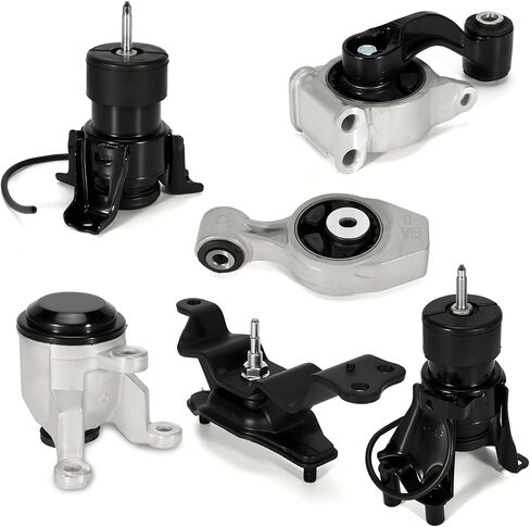 6pcs محرك المحرك ومجموعة Mount Mount Transmisse ملائمة لنيسان مورانو 2015-2024 Pathfinder 2013-2020 ، Infiniti QX60 2014-2020 JX35 2013 3.5L V6 Transmission AWD ، استبدل A7394 A4373 A7363 in Kuwait