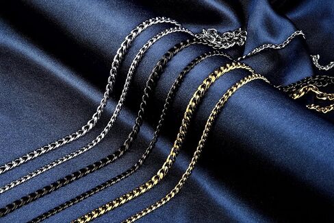 Tungsten Cross Gold Plated, Black Plated or Polished with Different Inlays and Stainless Steel Cuban necklace 16" to 28" in length in Kuwait