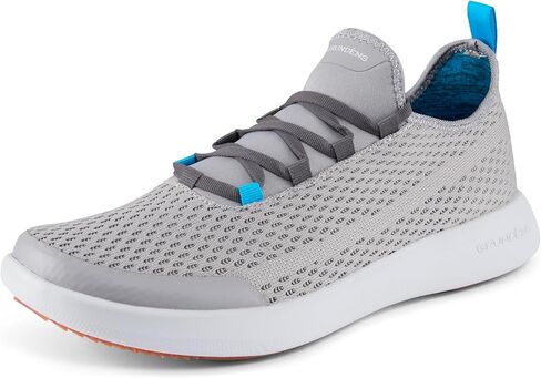 Grunden’s Men’s CrossCurrent Boat Shoe - Lightweight Quick Dry Water Shoes, Barefoot Wear with Slip On/Off Mesh Tongue in Kuwait