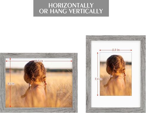 Golden State Art, 16x20 Picture Frame with Mat for 11x14 - High Definition Glass Wall Mounting Horizontal Vertical Display (Silver, 1 Pack) in Kuwait