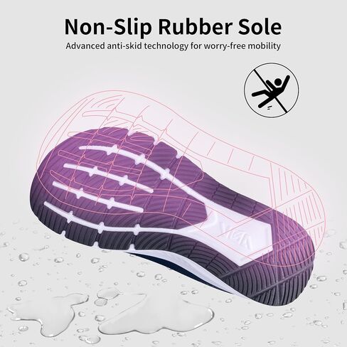Wide Toe Box Shoes Women with Arch Support Orthotic Plantar Fasciitis Walking Shoes Air Tennis Sneakers in Saudi Arabia