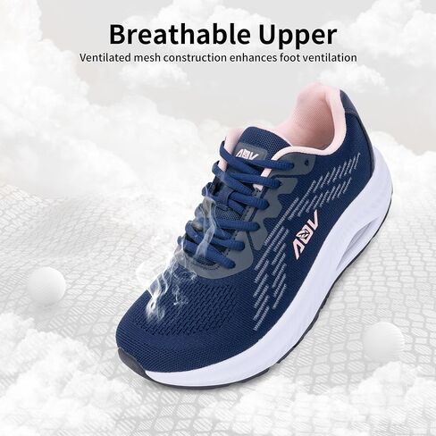 Wide Toe Box Shoes Women with Arch Support Orthotic Plantar Fasciitis Walking Shoes Air Tennis Sneakers in Saudi Arabia