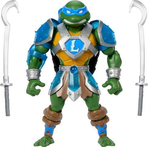 Masters of Universe Origins Turtles of Grayskull Michelangelo Reptile Wars Posable Action Figure, Teenage Mutant Ninja & Motu Crossover Hero Mikey Toy in Kuwait