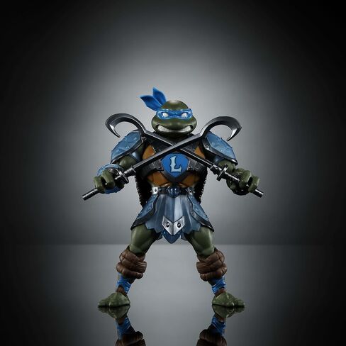 Masters of Universe Origins Turtles of Grayskull Michelangelo Reptile Wars Posable Action Figure, Teenage Mutant Ninja & Motu Crossover Hero Mikey Toy in Kuwait