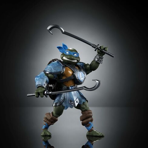 Masters of Universe Origins Turtles of Grayskull Michelangelo Reptile Wars Posable Action Figure, Teenage Mutant Ninja & Motu Crossover Hero Mikey Toy in Kuwait