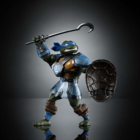 Masters of Universe Origins Turtles of Grayskull Michelangelo Reptile Wars Posable Action Figure, Teenage Mutant Ninja & Motu Crossover Hero Mikey Toy in Kuwait