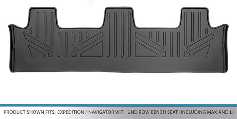 SMARTLINER Floor Mats 3rd Row Liner Compatible with 2018-2025 Ford Expedition in Saudi Arabia