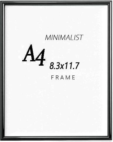 8.3x11.7 Picture Frame - A4 Gold Display Frame,Horizontal and Vertical Formats for Tabletop or Wall Display Thin Photo Frame,Award Frame,Gallery Wall Frame in Saudi Arabia