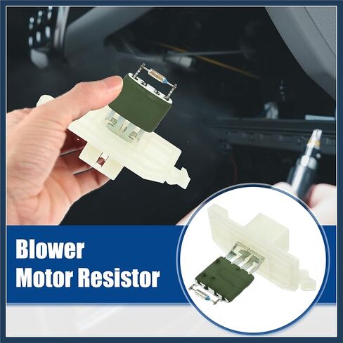 Blower Motor Resistor Replacement Fit for Ford Transit - Pack of 1 White Silver Tone Green Stylish Design in Saudi Arabia