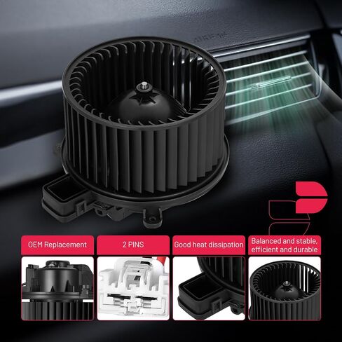 BDFHYK AC Heater Blower Motor Fan 42737329 Compatible with Buick 2020-2023 Encore GX, Compatible with Chevy 2021-2023 Trailblazer,HVAC Blower Motor Assembly Replacement for F00S3B2594 BM10225C in Saudi Arabia
