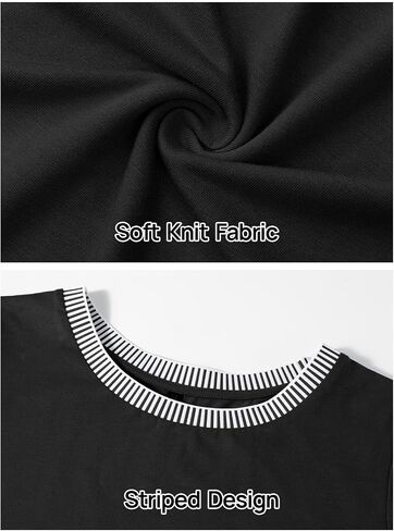 MEROKEETY Women's 2025 Summer Casual Maxi Dress Spring Beach Vacation Short Sleeve Crewneck Split Midi T Shirt Dresses in Saudi Arabia