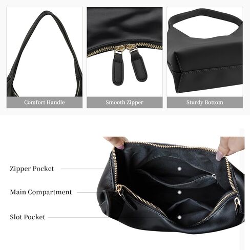 الكتف المحافظ للنساء حقيبة الأشرار الصغيرة الأكياس المترهب حقيبة يد نباتية عصرية محفظة القابض مع سستة in Kuwait