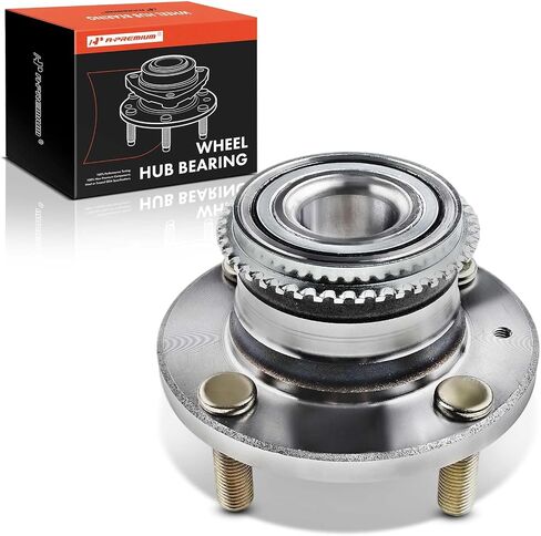 A-Premium الخلفي محمل وتجميع المحور مع حلقة ABS و 4-LUG متوافقة مع Mitsubishi Lancer 2002 2003 2004 2005 2007 & L4 2.0L فقط in Saudi Arabia
