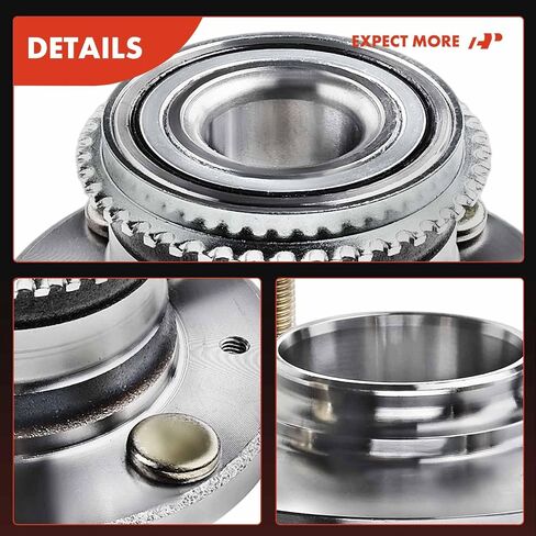 A-Premium الخلفي محمل وتجميع المحور مع حلقة ABS و 4-LUG متوافقة مع Mitsubishi Lancer 2002 2003 2004 2005 2007 & L4 2.0L فقط in Saudi Arabia