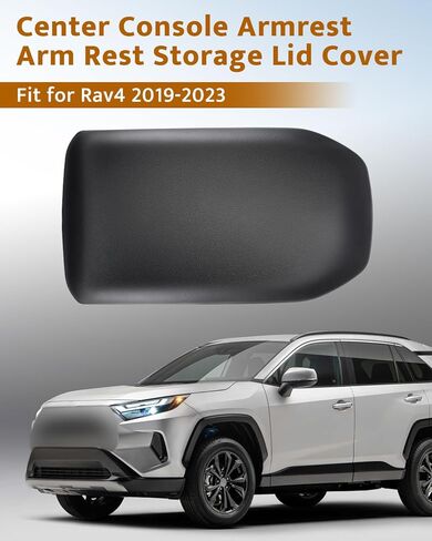 Center Console Rest Arm Rest Rest Cover Cover for Toyota RAV4 2019 2020 2021 2022 2023 ، Replacement 58920-42010-C0 ، Black Leather PVC in Kuwait