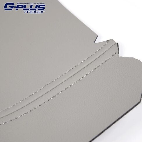 G-PLUS Gray 2PCS Front Door Armrest Leather Cover Center Console, Compatible with Honda Pilot 2009 2010 2011 2012 2013 2014 2015, Door Panels Armrest Cover Skin Left & Right in Saudi Arabia
