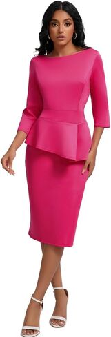 Women's Long Sleeve Stretch Sexy Curvy Club Party Dress Dress in Saudi Arabia