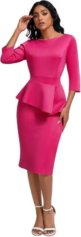 Women's Long Sleeve Stretch Sexy Curvy Club Party Dress Dress in Saudi Arabia