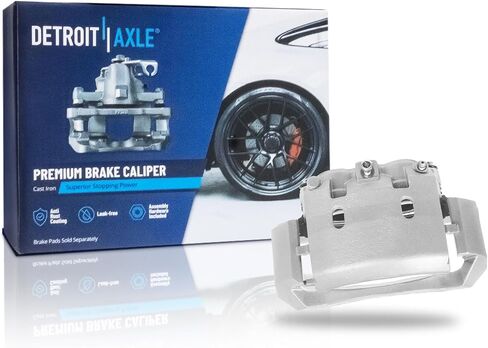 Detroit Axle - Front Riture Brake Caliper لعام 2000 2001 2002 Dodge RAM 2500 3500 ، الفرجار الفرامل الجانبية للركاب مع استبدال القوس in Saudi Arabia